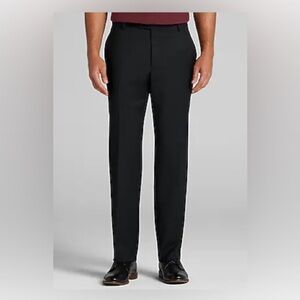 Haggar cool 18 size 36x34 sleek Men's Black Dress Pants, business, work wear